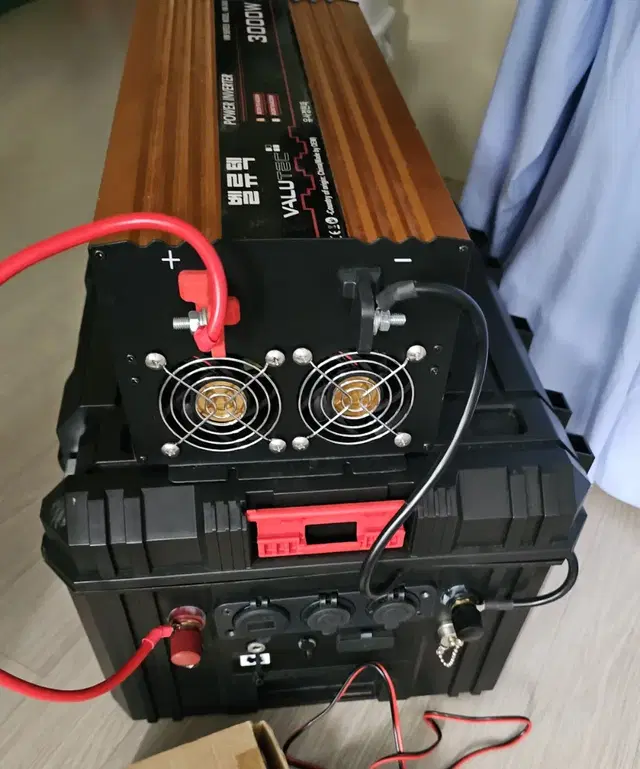 280A 인산철리튬 파워뱅크 + 밸류텍 3000W 인버터