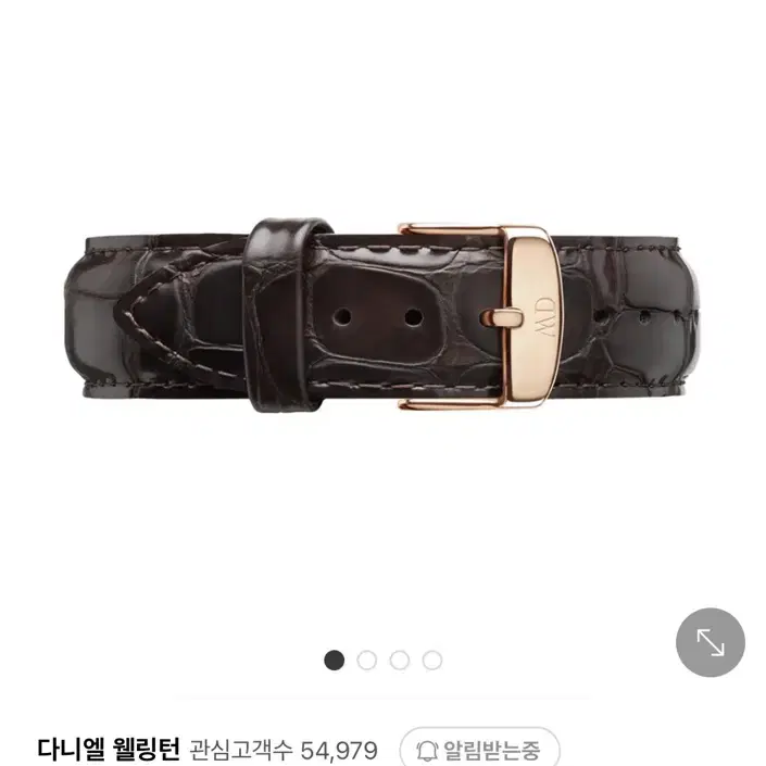 다니엘웰링턴 가죽 밴드 20mm