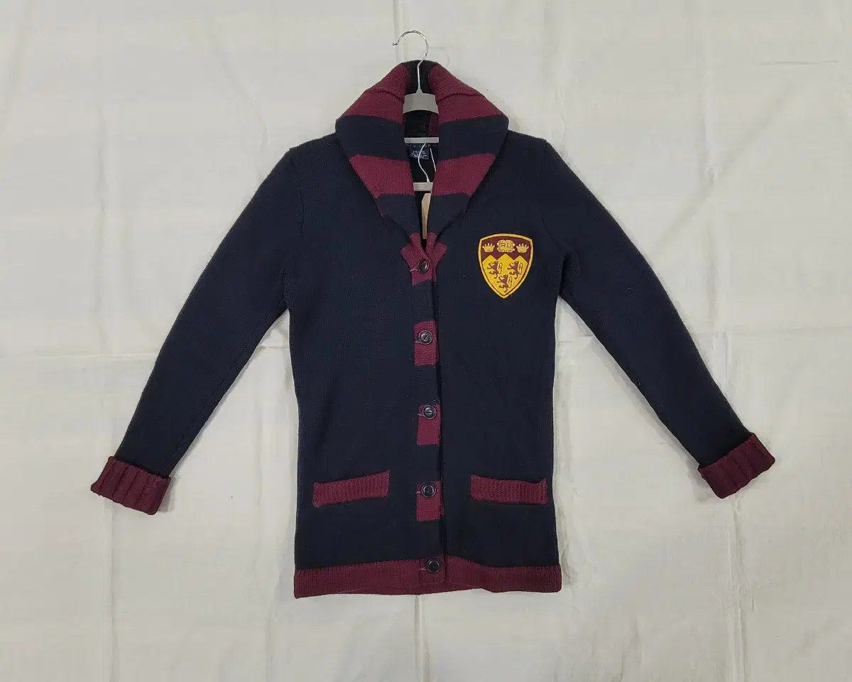 폴로랄프로렌 Polo RALPH LAUREN  방패 와펜 울 가디건 M