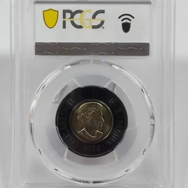 2022년 캐나다 북극곰  2달러 PCGS MS66 바이메탈 미사용 주화