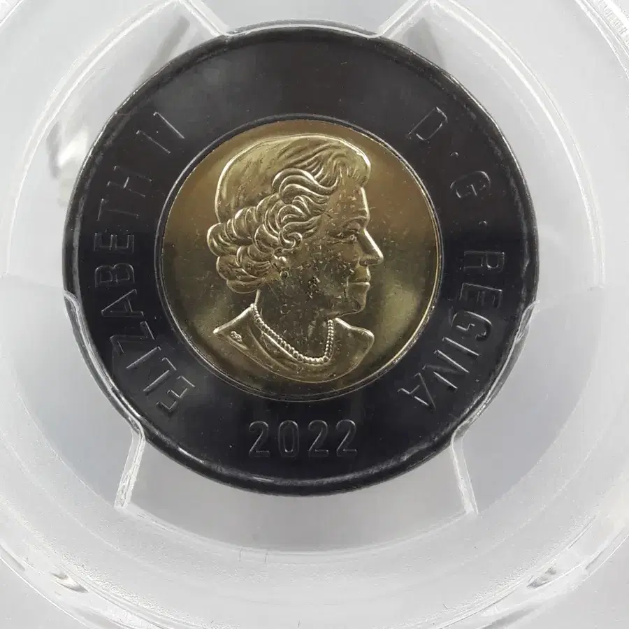 2022년 캐나다 북극곰  2달러 PCGS MS66 바이메탈 미사용 주화