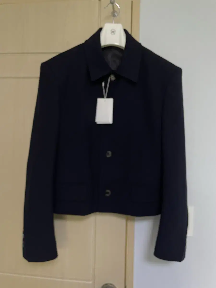 (L)New Arrivals Recto 24FW Wool Short Jacket Navy