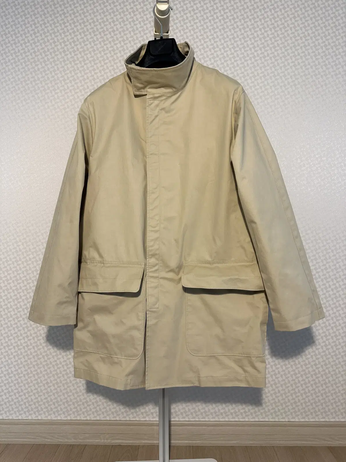 DKNY Safari zip-up coat