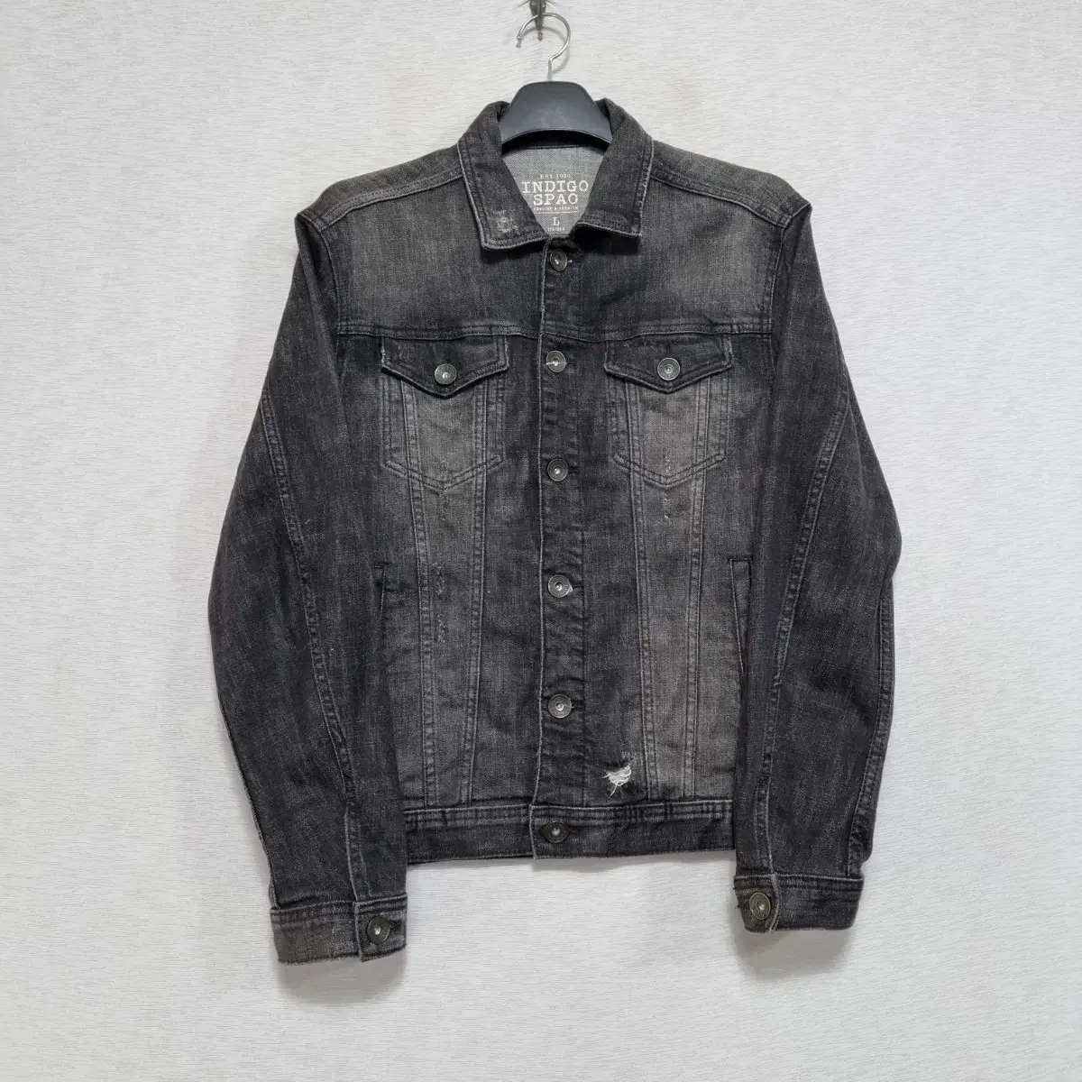 Spao Charcoal denim jacket M95-SL100ㅡ1010