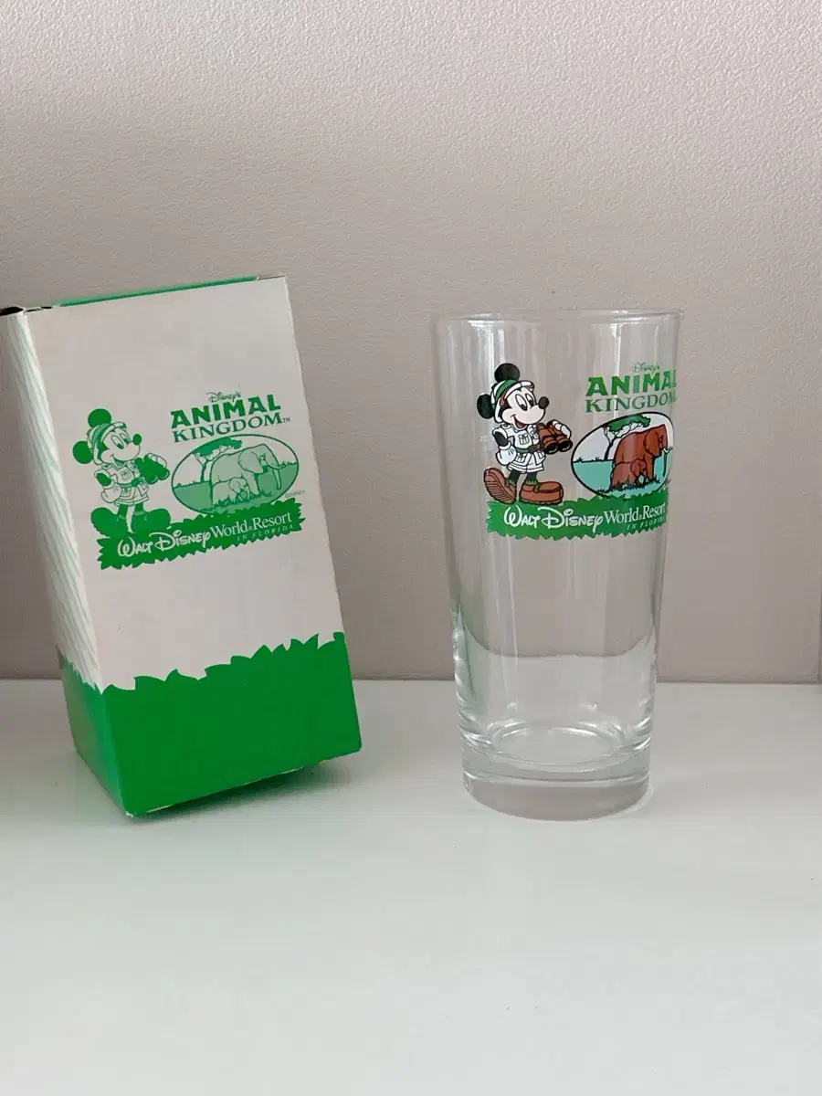 Disney Mickey Safari Glass Cup