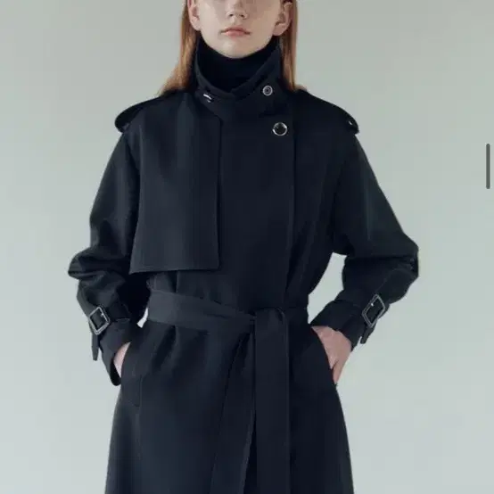 닐바이피 19FN volume trench coat [BK]