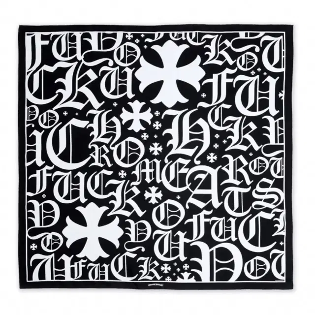 Chrome hearts Fuck silk scarf