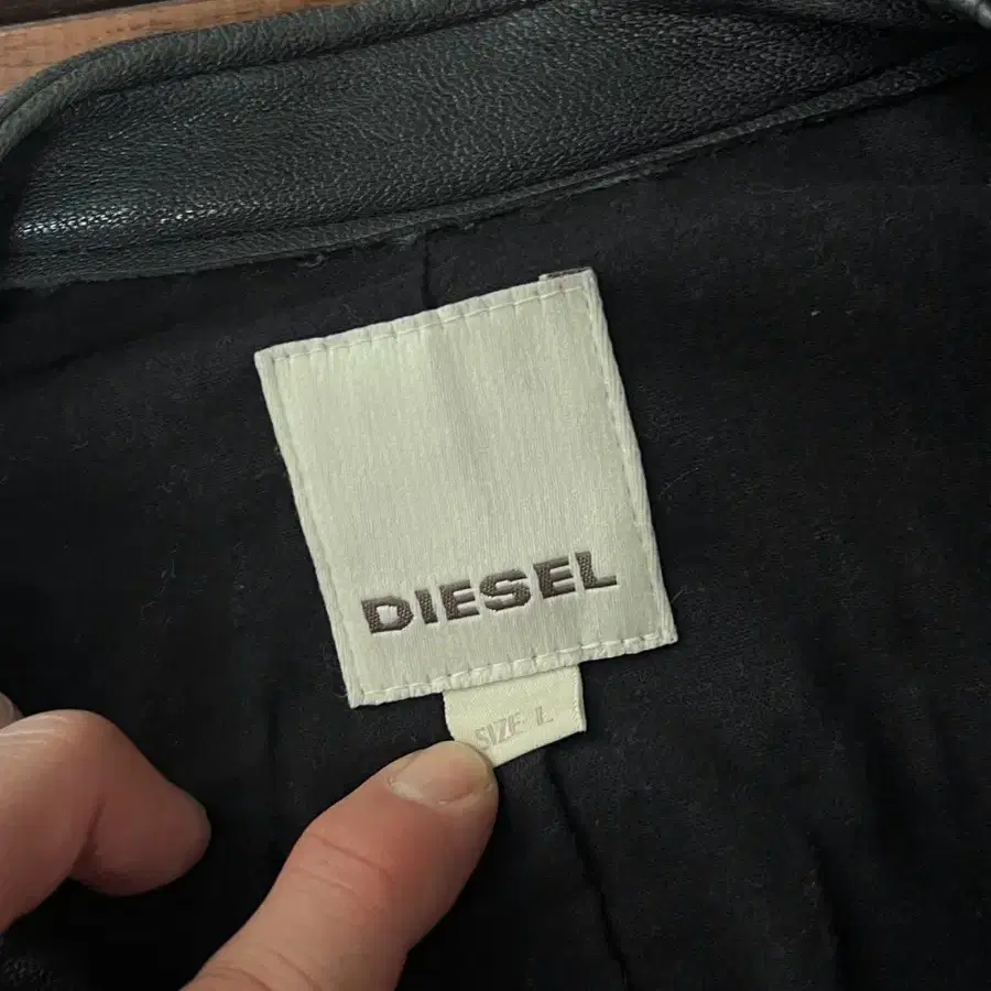 Diesel 디젤 베지터블 가죽 자켓