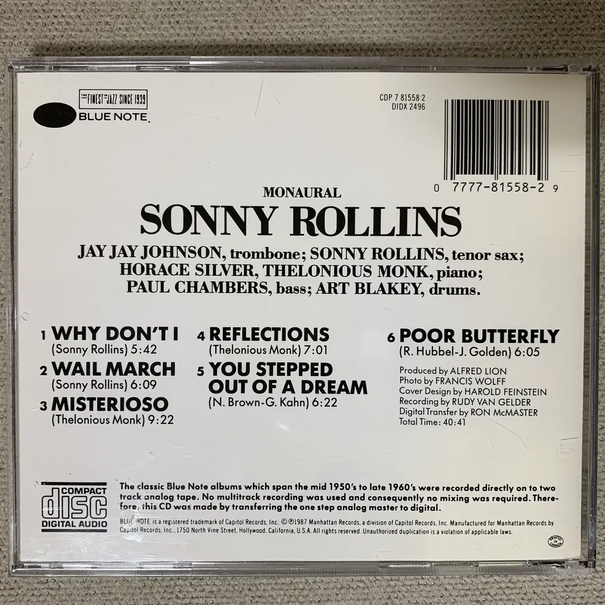 [CD] Sonny Rollins - Volume 2