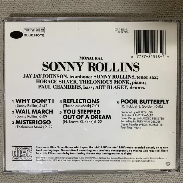 [CD] Sonny Rollins - Volume 2