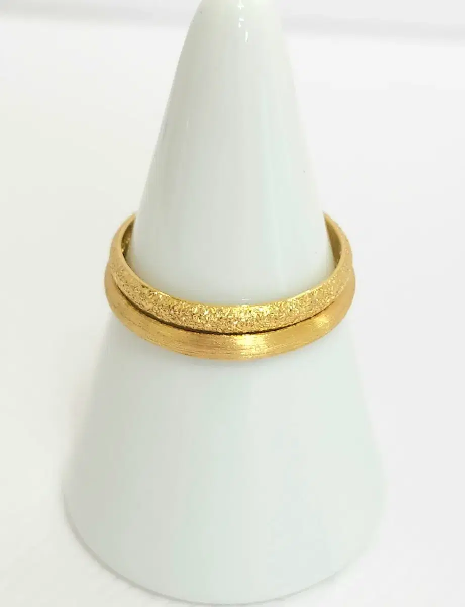 Pure gold. 1-dan. Double-ring. New product