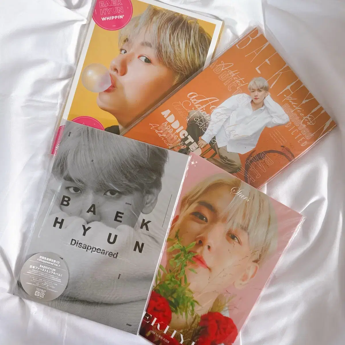 Exo baekhyun Japan album (with photocard) + slogan bulk WTS