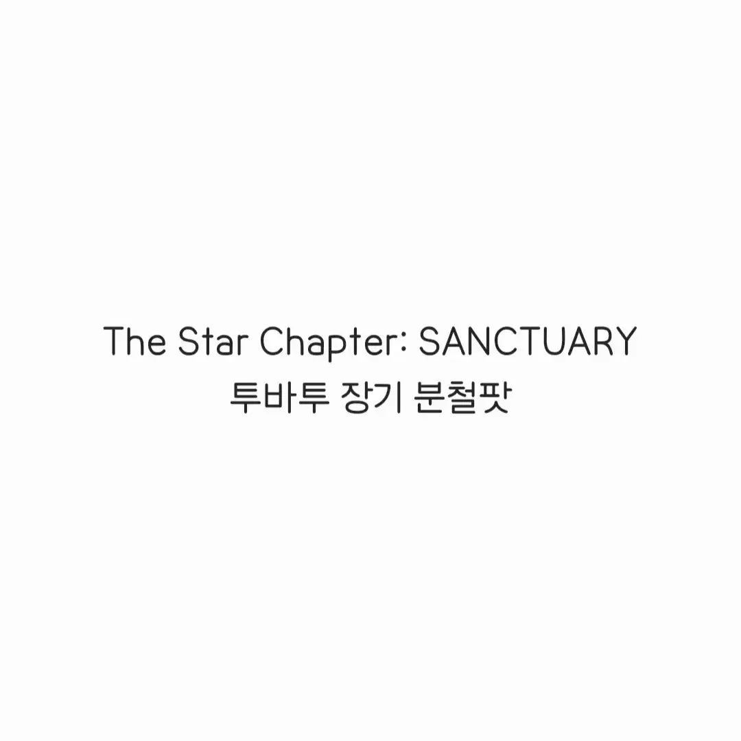 투바투 생츄어리 SANCTUARY 장기 분철팟 포카