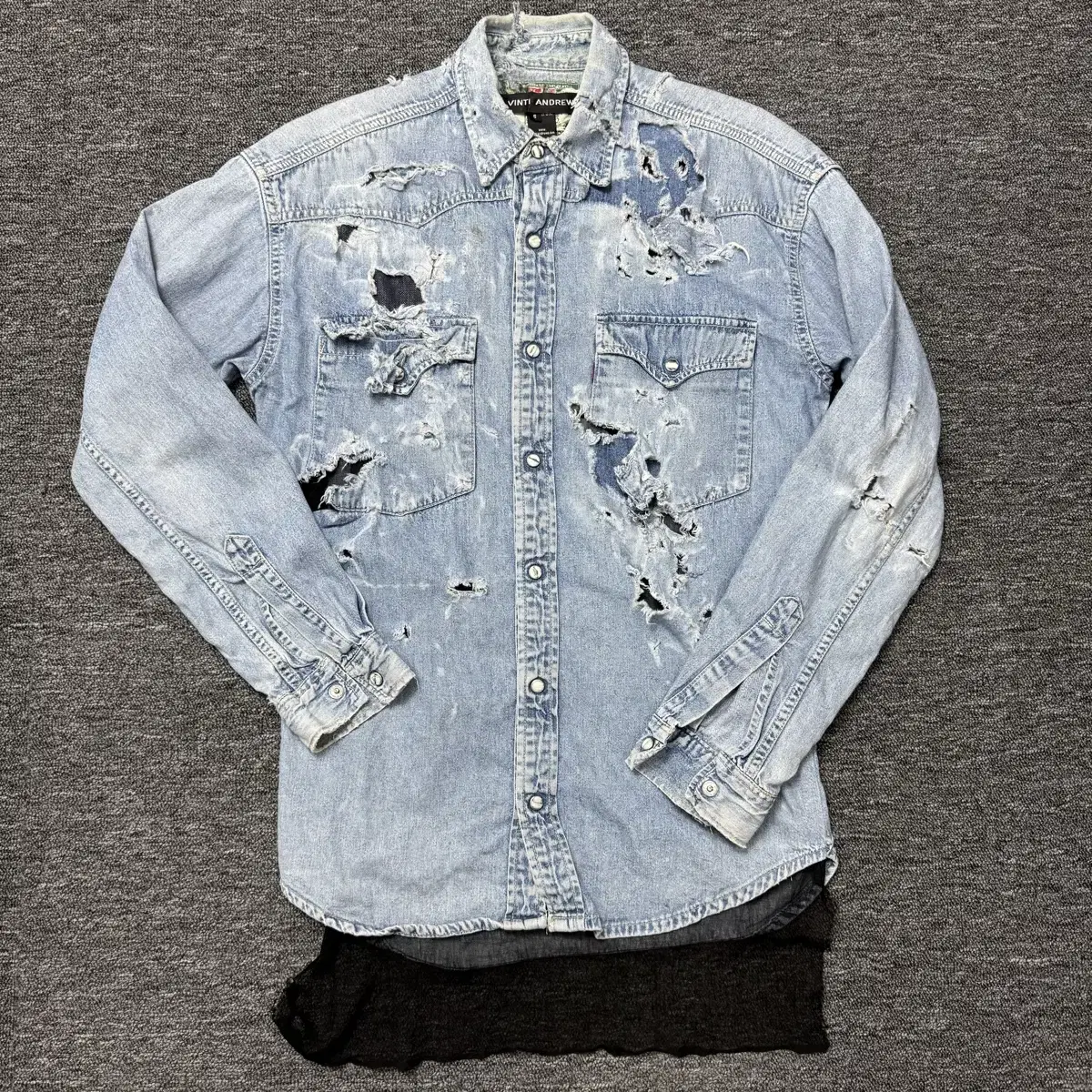 Vintage Andrews Denim Shirt (Levi's Remade UK)S