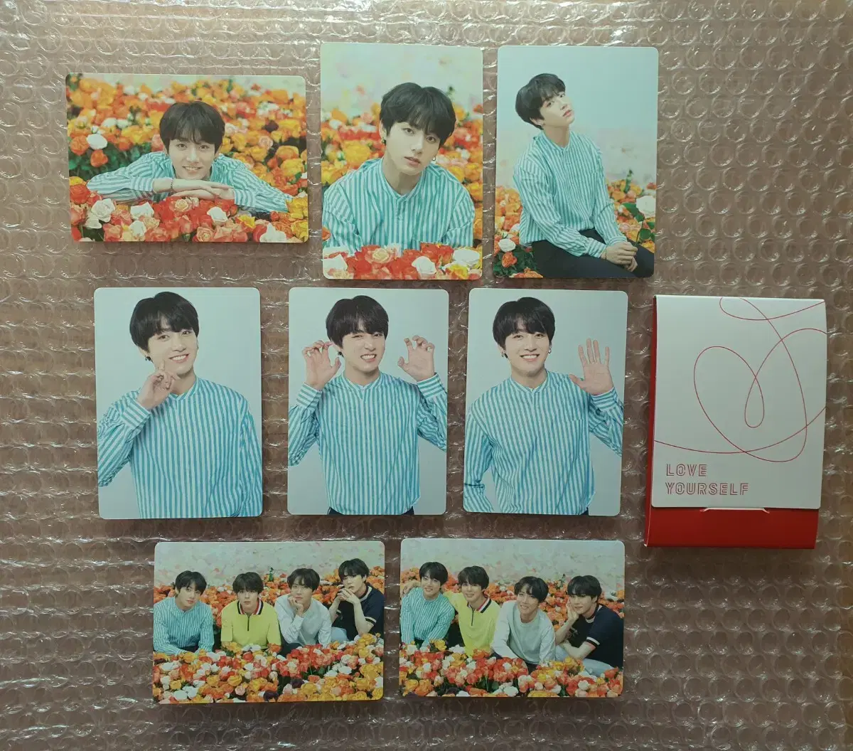 I sell bangtan Japanese rubsell mini photocard jungkook jun.