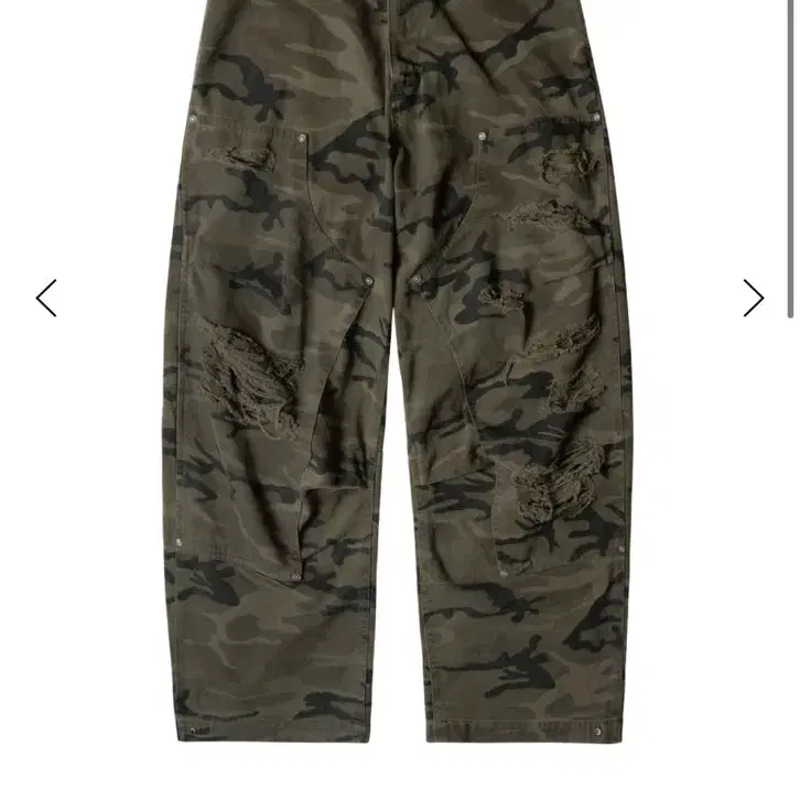 etce DESTROYED CAMO BAGGY PANTS II  카모팬츠