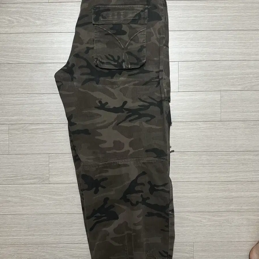 etce DESTROYED CAMO BAGGY PANTS II  카모팬츠