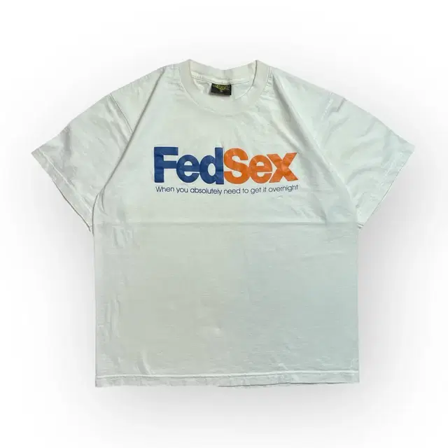 M)Vintage FedEx 유머 티셔츠