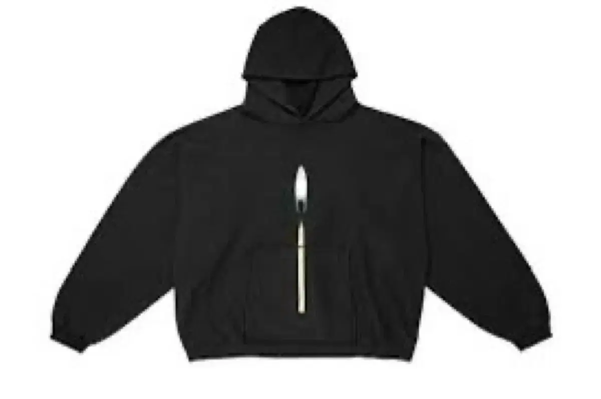 Kanye Donda 2-Lit Match Hoodie Black L