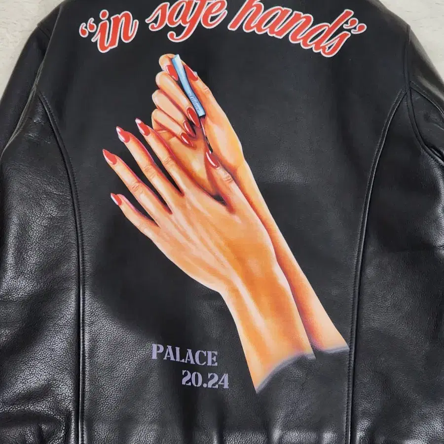 palace 23fw safehand leather  팔라스 레더자켓