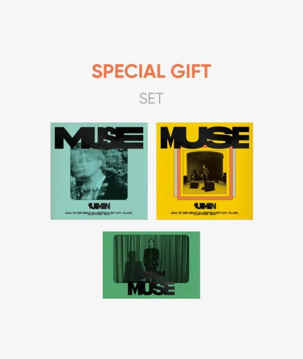 Jimin Muse album set (with special gift)