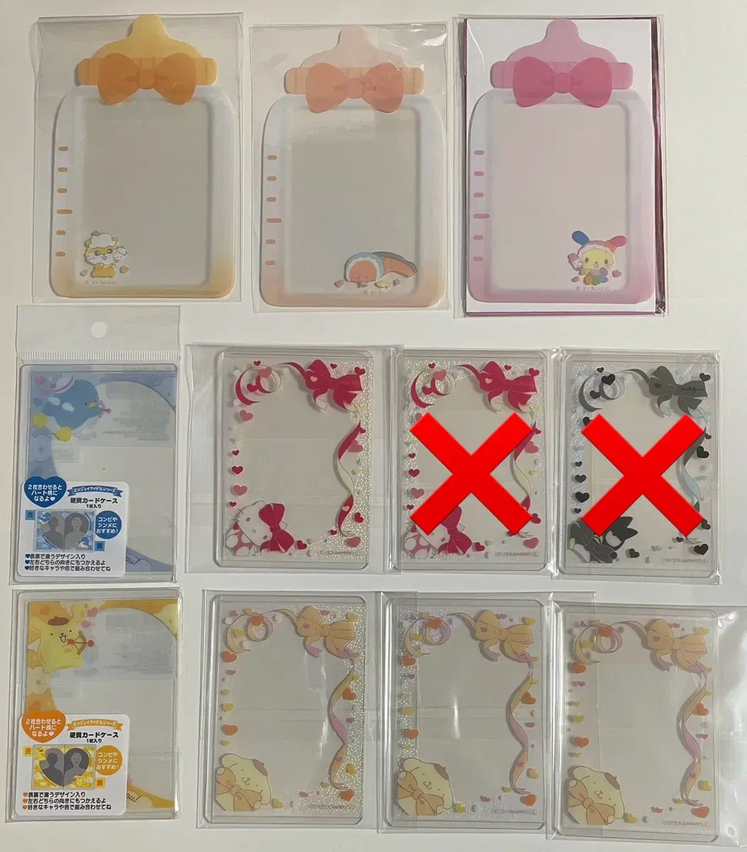 Sanrio photocard holder toploader