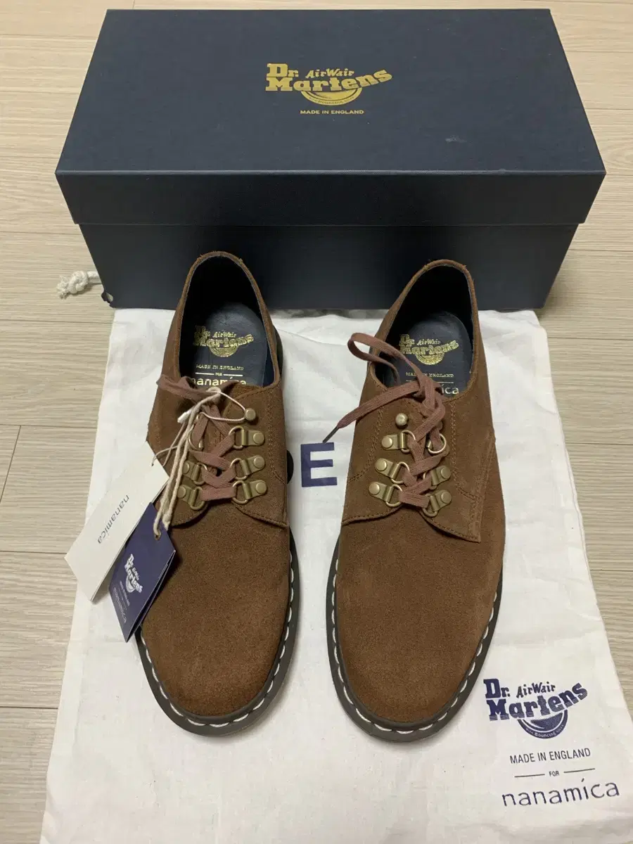 New Arrivals Full Box Nayeon Dr. Martens Suede Derby Shoes Shoes US9 MIE