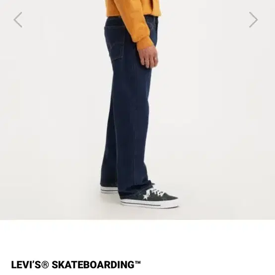 리바이스 LEVIS SKATEBOARDING 배기 5포켓 진 허리 34