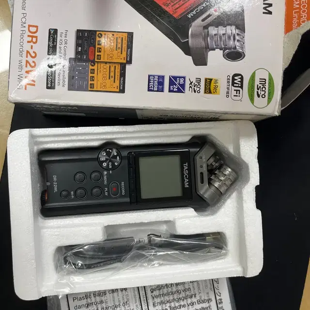 tascam DR-22WL 타스캠 녹음기 보이스레코더 asmr