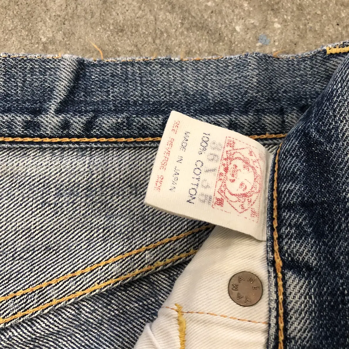 00s Evisu Selvedge denim Japan made - 36