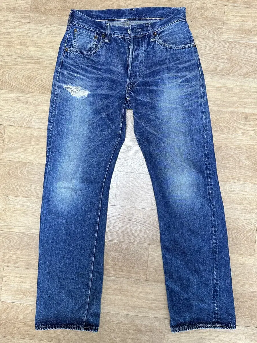 Warehouse Doubleworks Washed Selvedge Denim