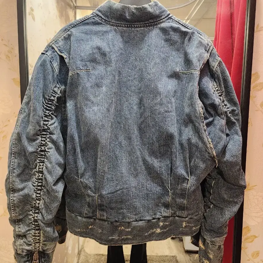 도미넌스 스트라반 청자켓 STONE WASH DENIM BOMBER