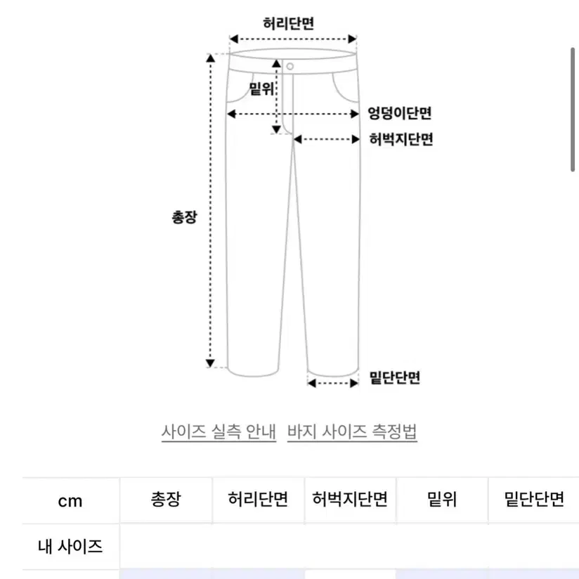 루오니어 카고 지퍼 데님 흑청