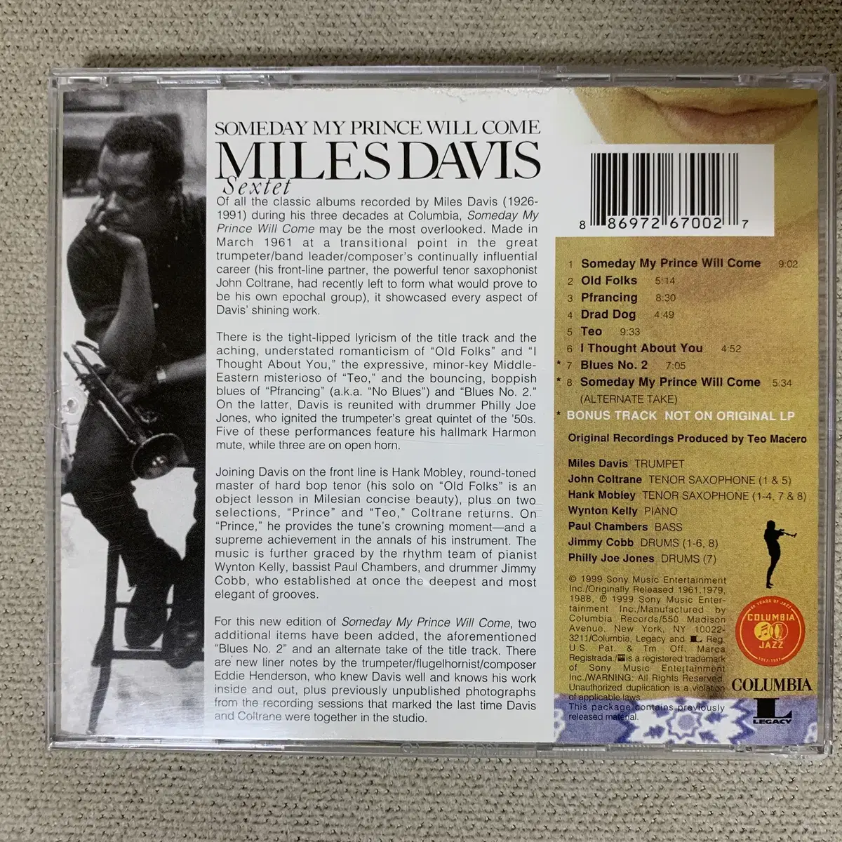 [CD] Miles Davis - Someday My Prince