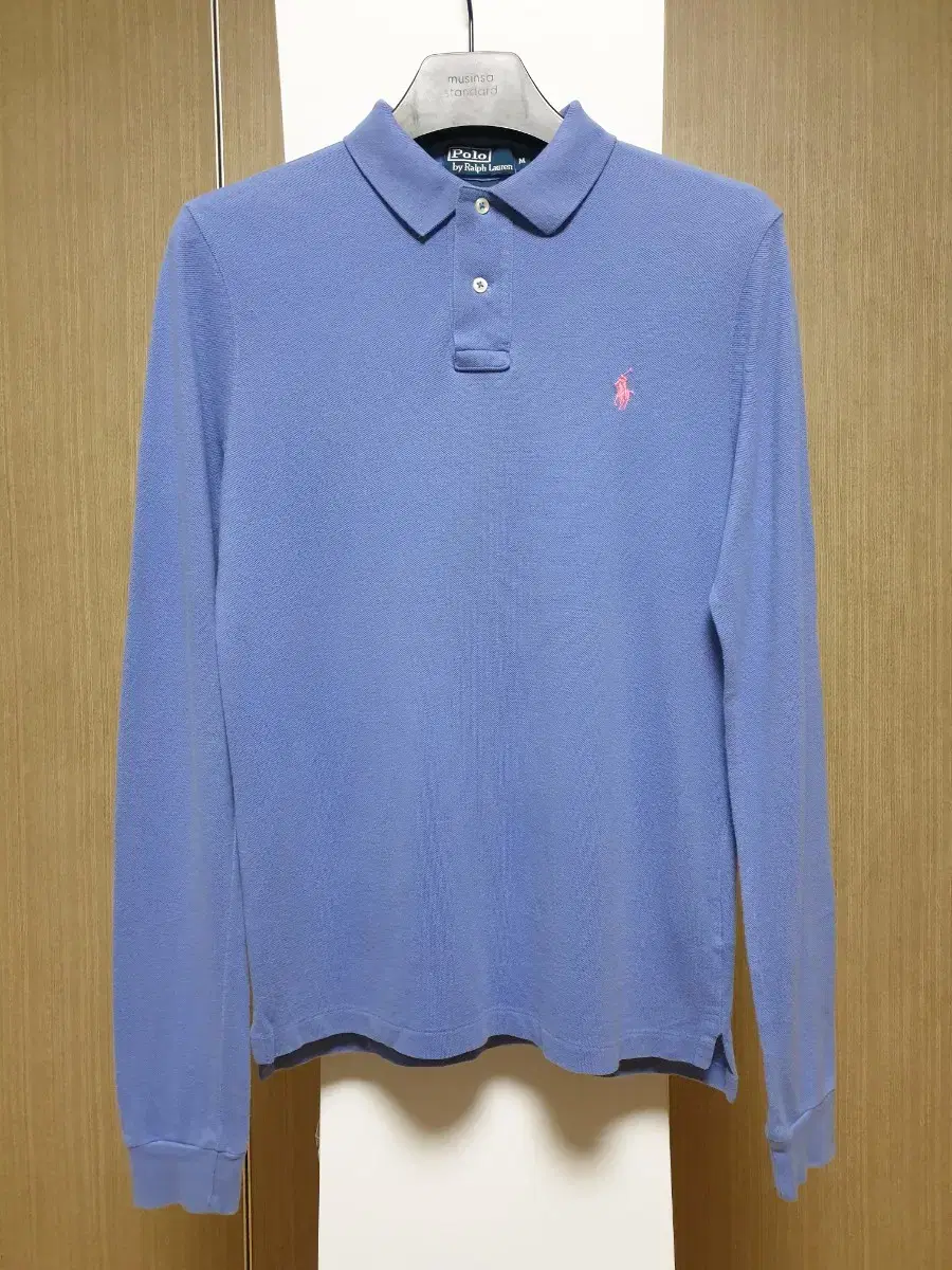 Polo Pique kara Long Sleeve M