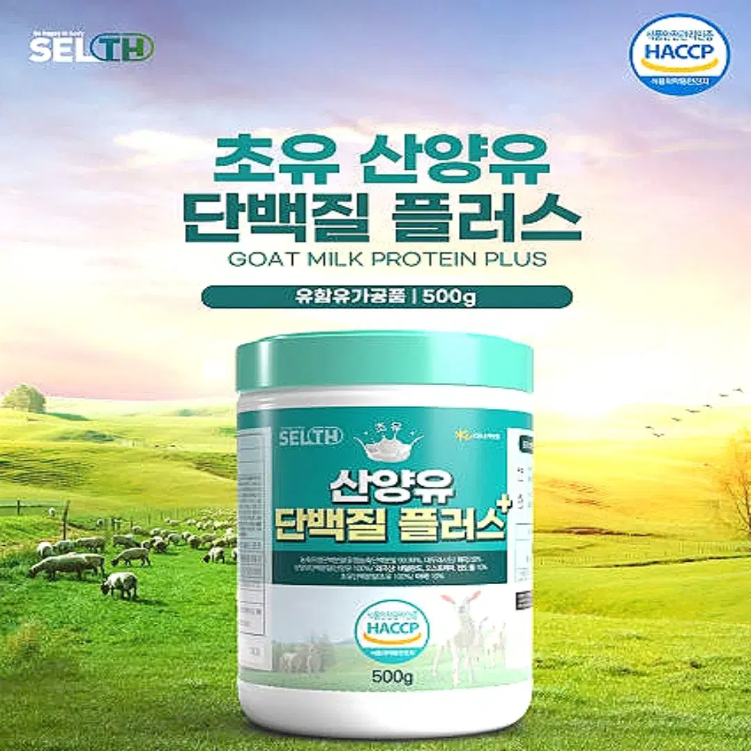 셀스 네덜란드 초유 산양유 단백질 쉐이크 플러스 500g