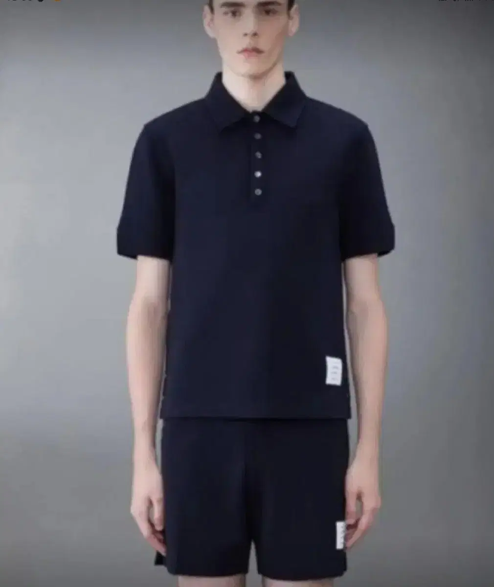 Thom Browne Relaxed Fit Men's Short Sleeve Polo T-Shirt 4 (105)