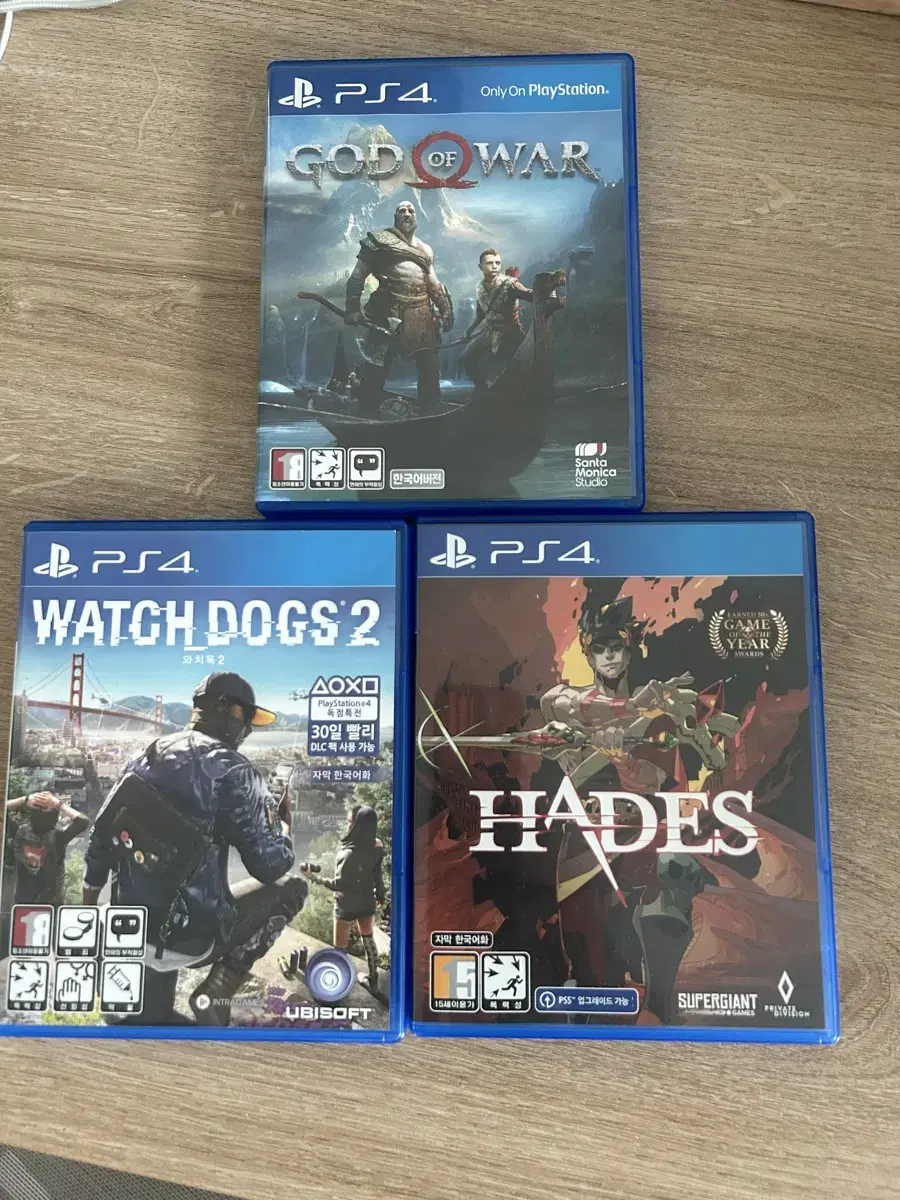 PS4 갓오브워 / 하데스 / 와치독스2 일괄 판매