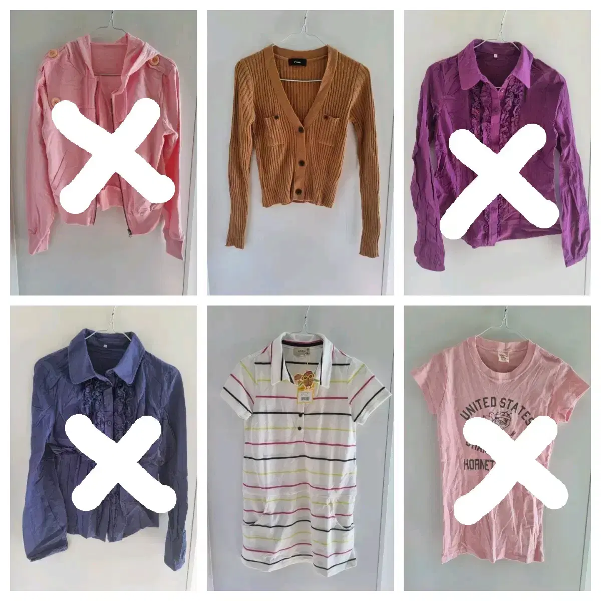 (New) Women's clothing 1,000 won each (hooded jumper, cardigan, blouse, southern, t-shirt)