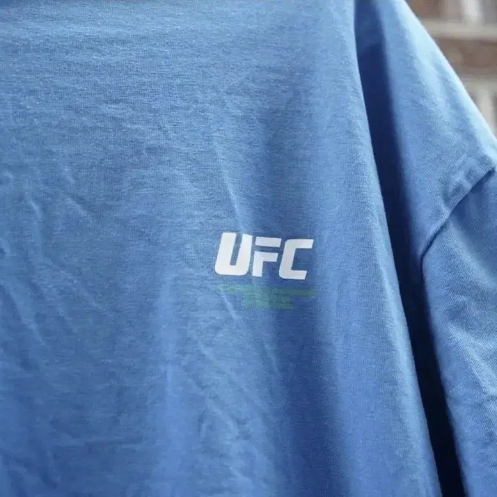 UFC 스카이블루 반팔티