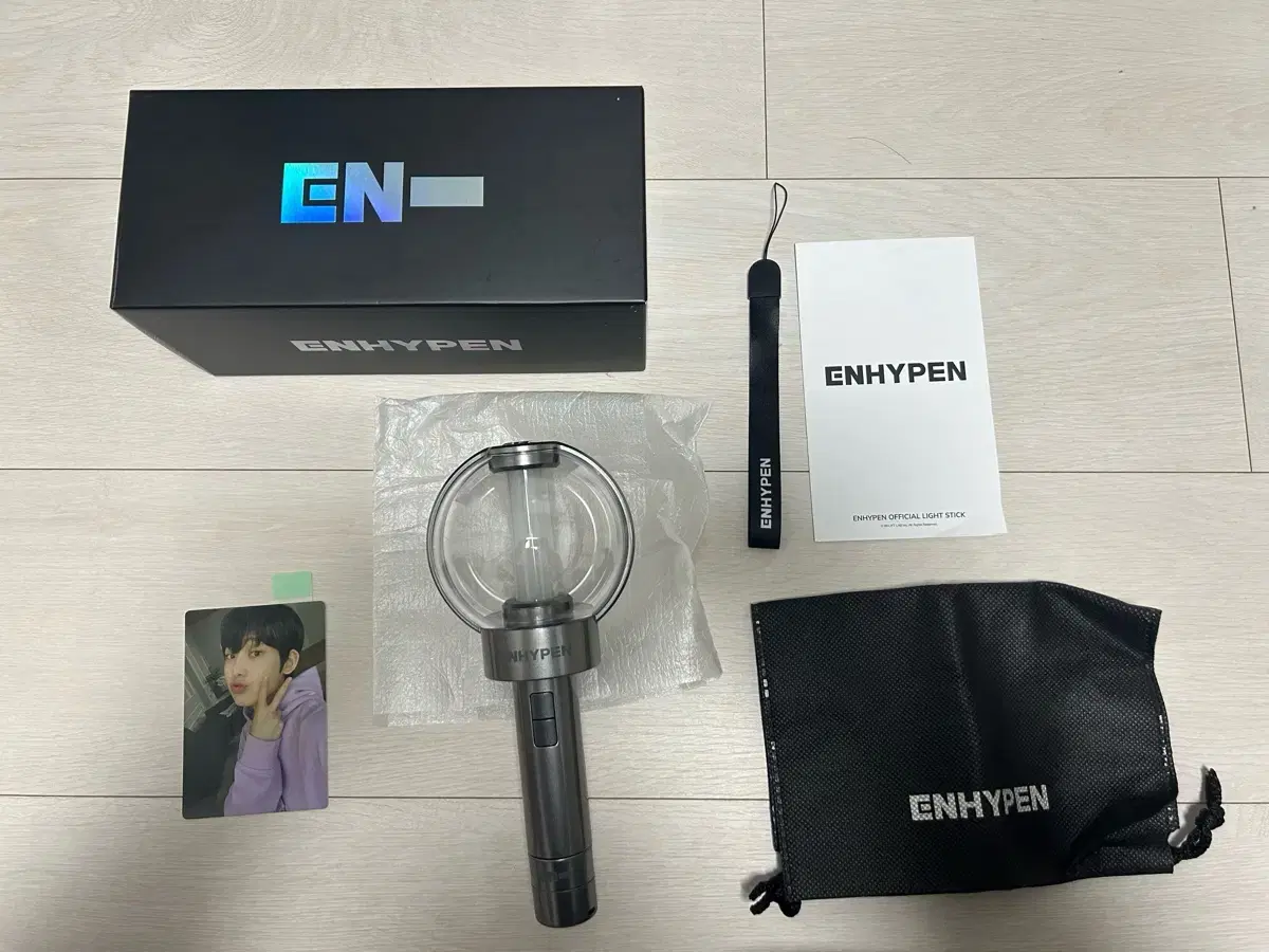 Enhypen lightstick ver.1+ sunwoo photocard