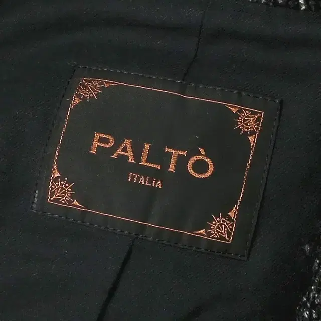 팔토 [Palto] 이태리 원단 럭셔리 블랙 체크 싱글 코트