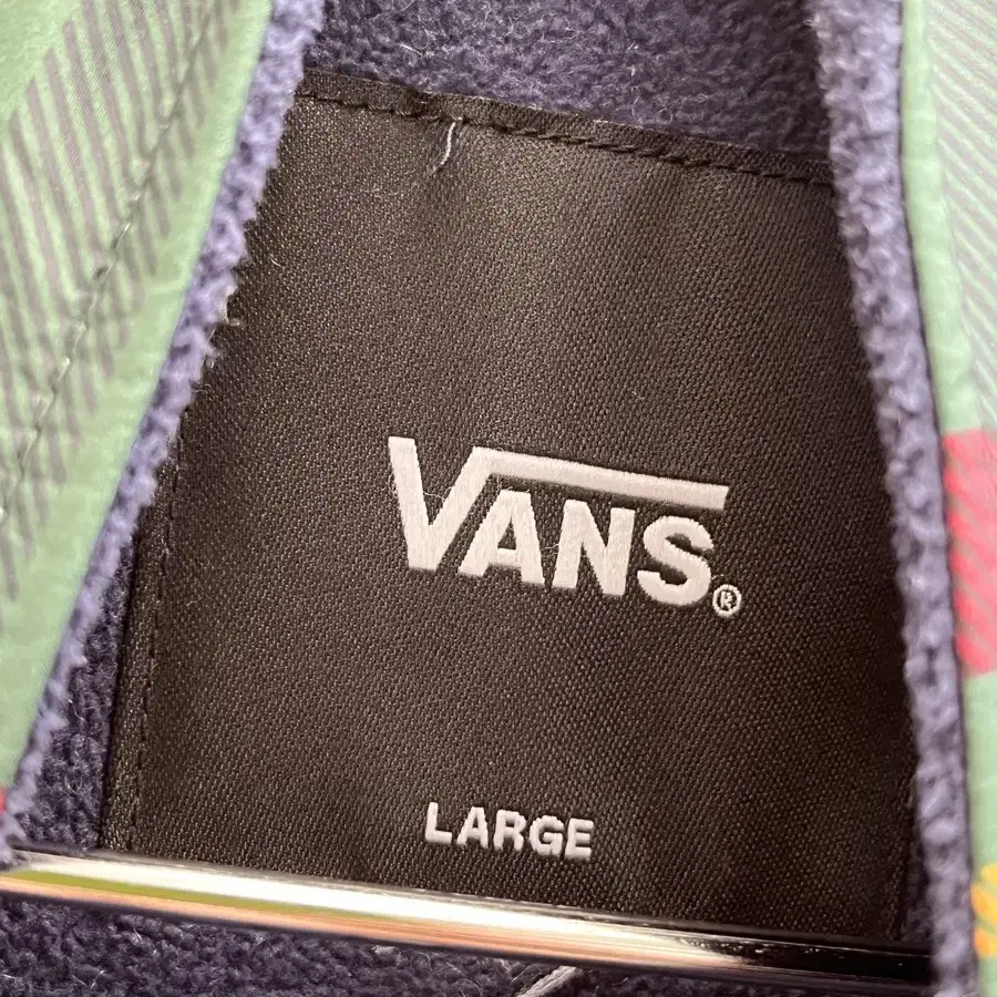 반스 오버사이즈 반집업 후리스 VANS