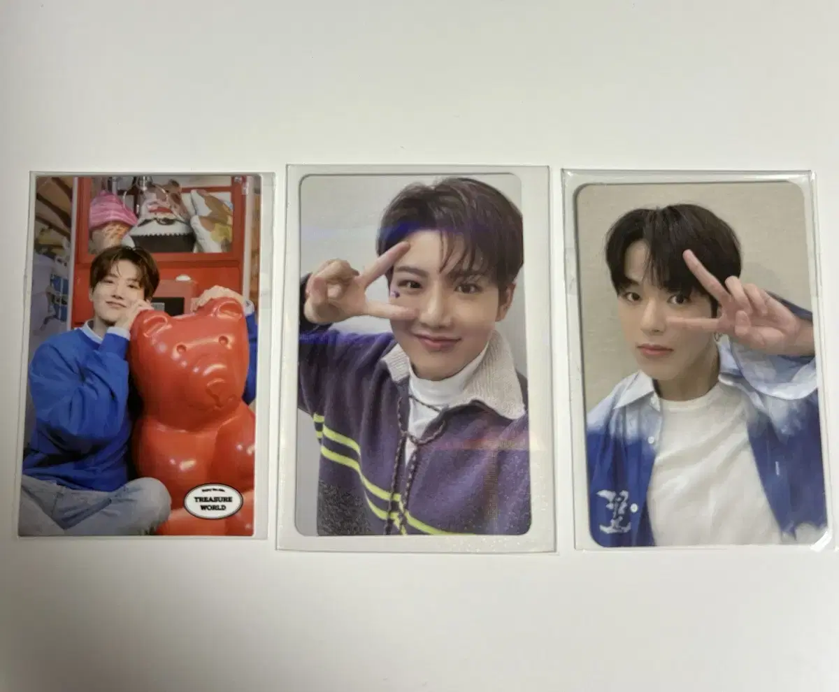 Treasures photocard junkyu jaehyuk doyoung junghwan babyphotocard babysitter