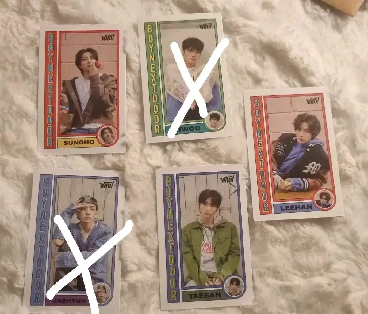 WHO 6 TRADING CARDS boynextdoor ( woonhak no )