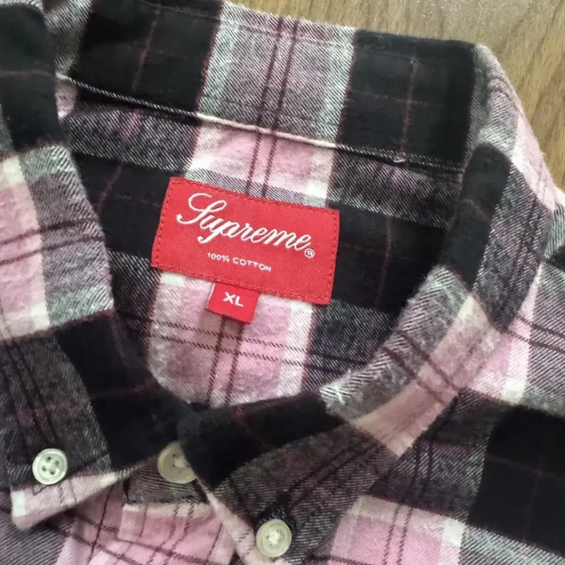 [XL] 슈프림 플란넬 체크 셔츠 supreme flannel shirt