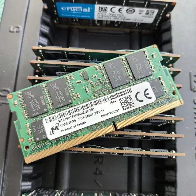 DDR4 16G 소딤 노트북용 램 마이크론 수량 보유