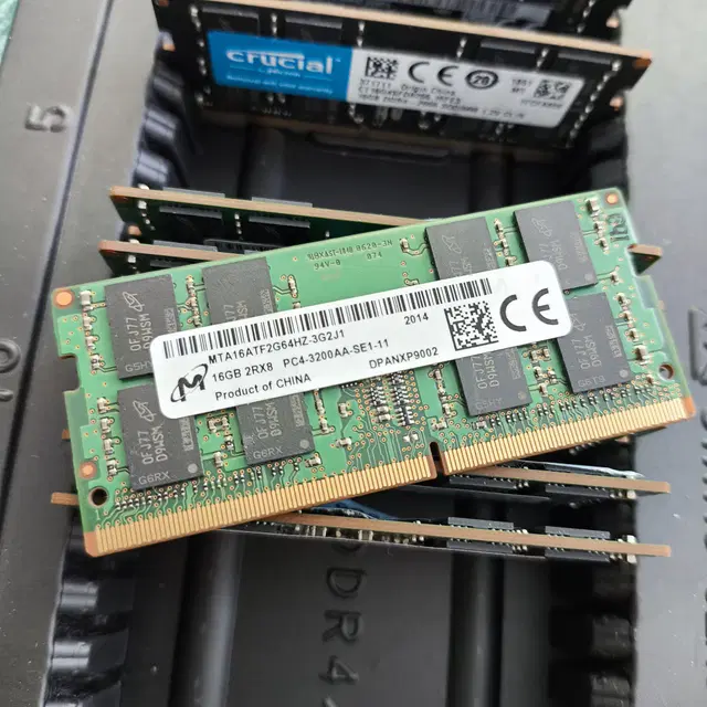 DDR4 16G 소딤 노트북용 램 마이크론 수량 보유