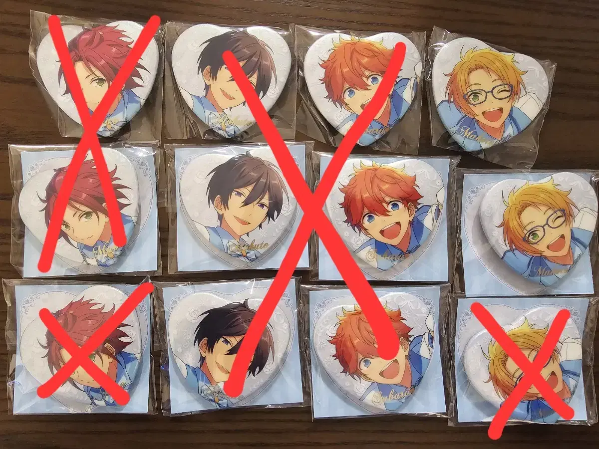 Sells Angsta Midstar White Suit Trickstar Heart Canvas Badge