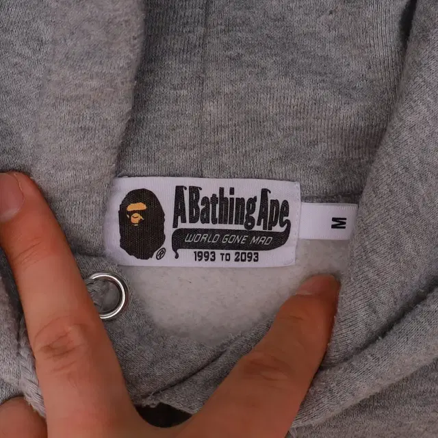 Bape 베이프 컬리지 로고 후드티셔츠 M